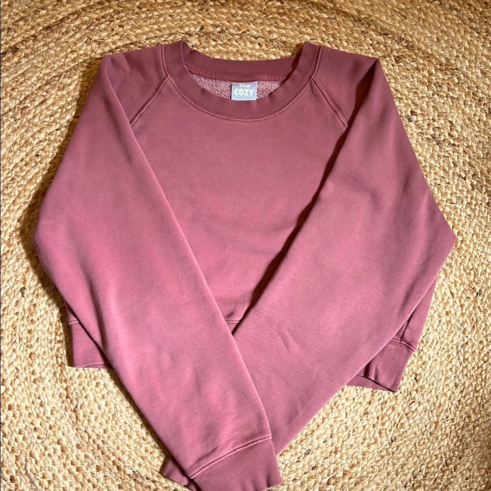 TNA Cozy Fleece in Dusty Rose